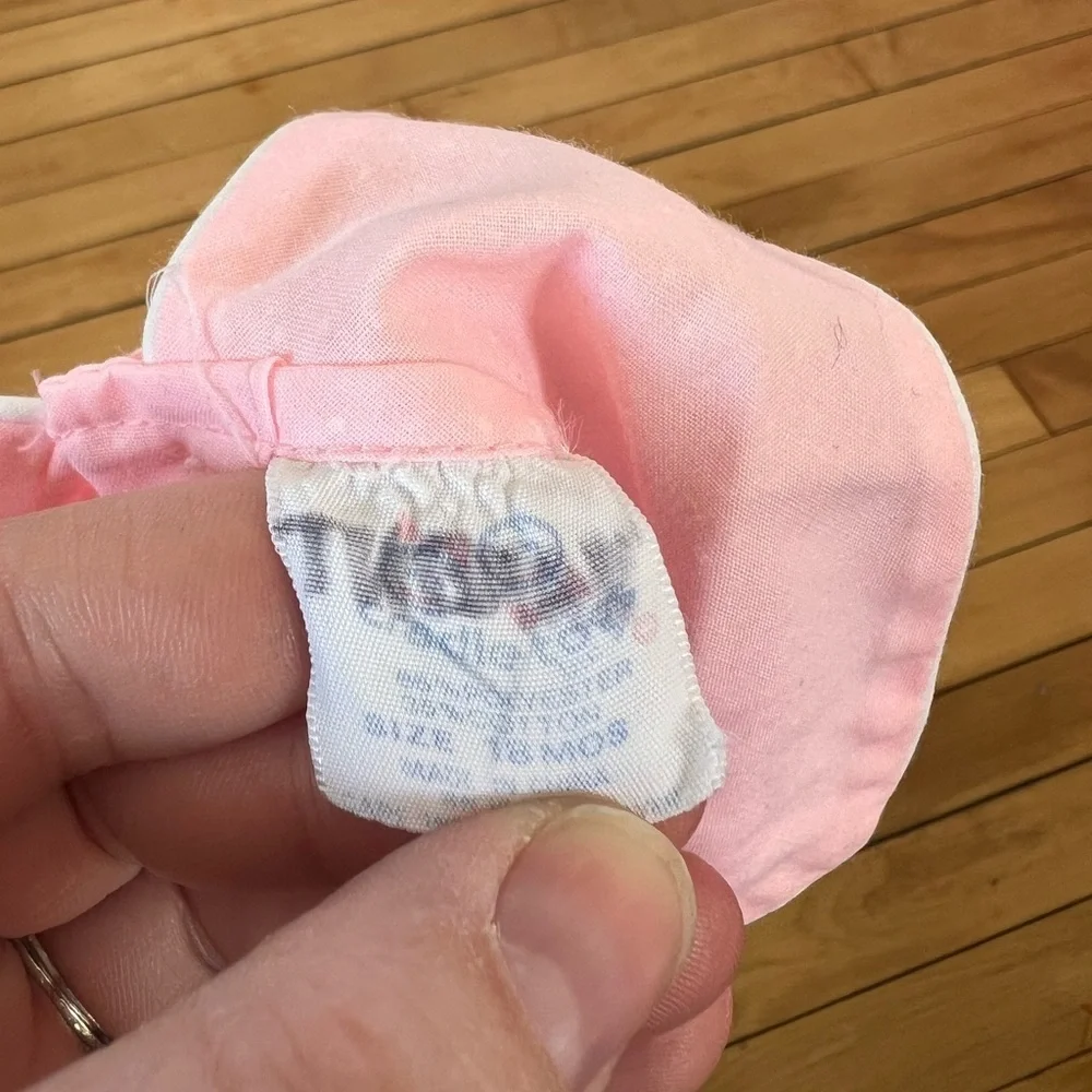 Vintage Little Togs pink little girls 2-piece infant outfit‎